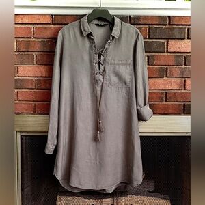 #11)  Du Jour Super Cute green dress size XS excellent condition.